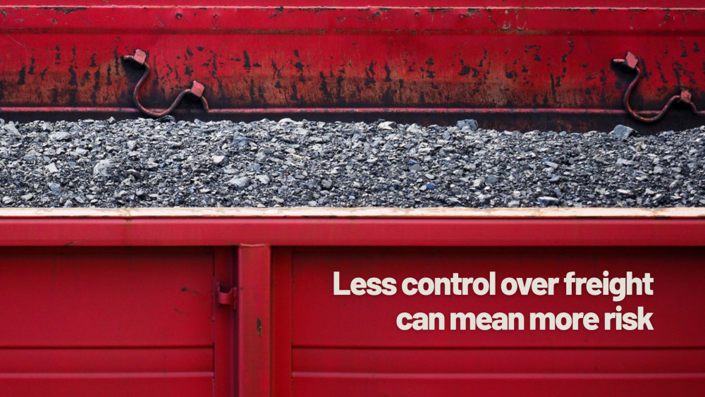 Less control over freight can mean more risk